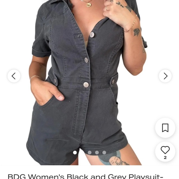 BDG PLAYSUIT ROMPER - Picture 2 of 11